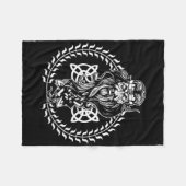 Slavic Celestial Being Craftsmanship Pagan Slavs P Fleece Deken (Voorkant (Horizontaal))