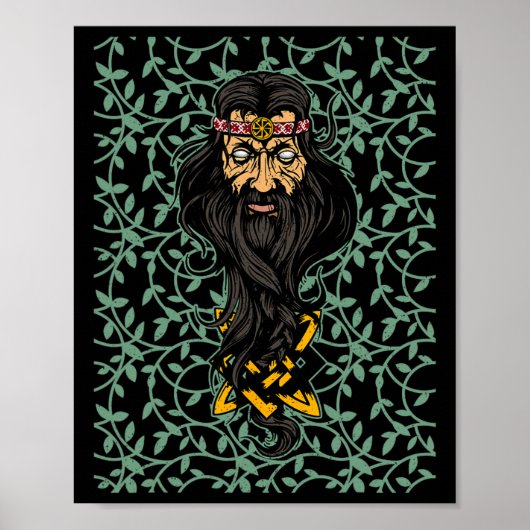 Slavic Celestial Being Craftsmanship Pagan Slavs P Poster (Voorkant)