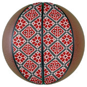Slavic Ethnic Embroidery, Balkan Traditional Basketbal (Verticaal)