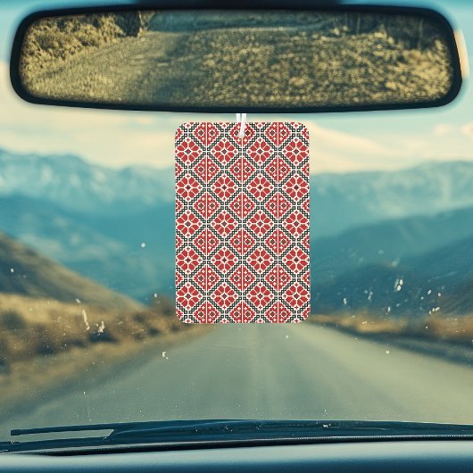 Slavic Ethnic Embroidery, Balkan Traditional Luchtverfrisser