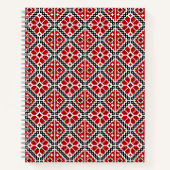 Slavic Ethnic Embroidery, Balkan Traditional Notitieboek (Voorkant)