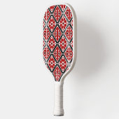 Slavic Ethnic Embroidery, Balkan Traditional Pickleball Paddle (Links)