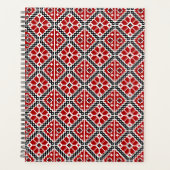Slavic Ethnic Embroidery, Balkan Traditional Planner (Voorkant)