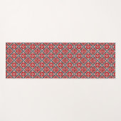 Slavic Ethnic Embroidery, Balkan Traditional Yogamat (Voorkant (horizontaal))