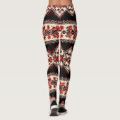 Slavisch folkloristisch patroon leggings (Achterkant)