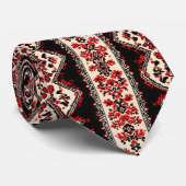 Slavisch folkloristisch patroon stropdas (Opgerold)