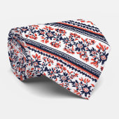 Slavisch folkloristisch patroon stropdas (Opgerold)