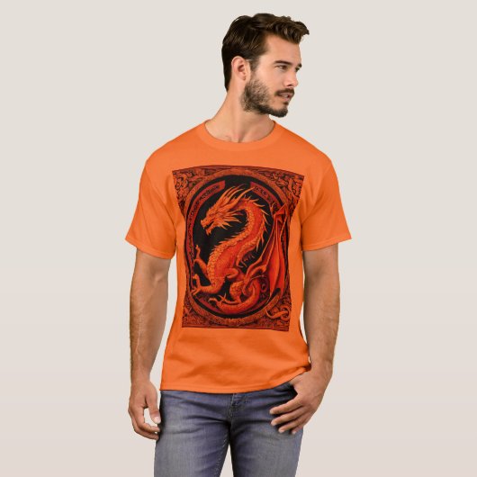 Slavische draak t-shirt (Voorkant volledig)