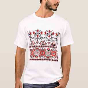 Slavische Erfgoed Grafische T-shirt Traditioneel K