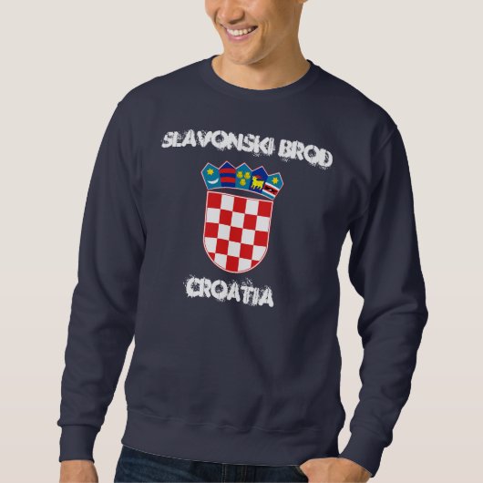 Slavonski Brod, Kroatië met wapen Trui (Voorkant)