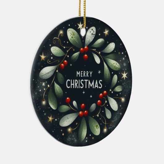 Slay alsof je het kerstversiering bedoelt keramisch ornament (Rechts)