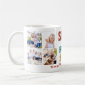 Slay at Home Papa Gepersonaliseerde 8 Fotocollage Koffiemok (Links)