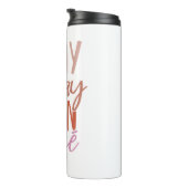 Slay de hele dag daarna Rosé | Funny Ma Life Wine  Thermosbeker (Geroteerd rechts)