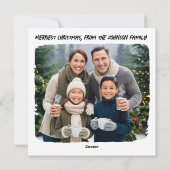 Slay de hele dag Santa sleigh Feestdagenkaart (Achterkant)