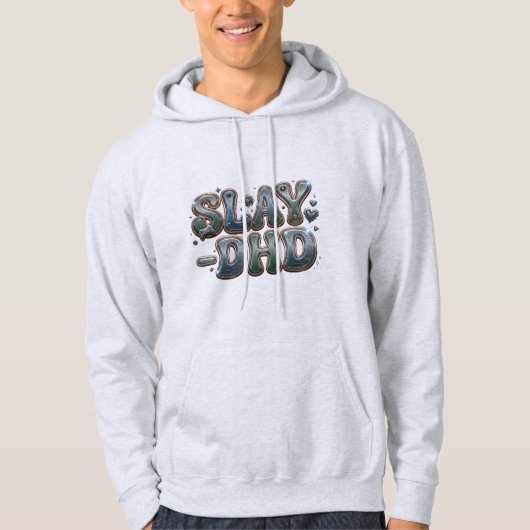 Slay-DHD ADHD Neurodivergent Graphic | Tech Gamer  Hoodie (Voorkant)