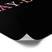 Slay-dhd Funny Design Poster (Hoek)