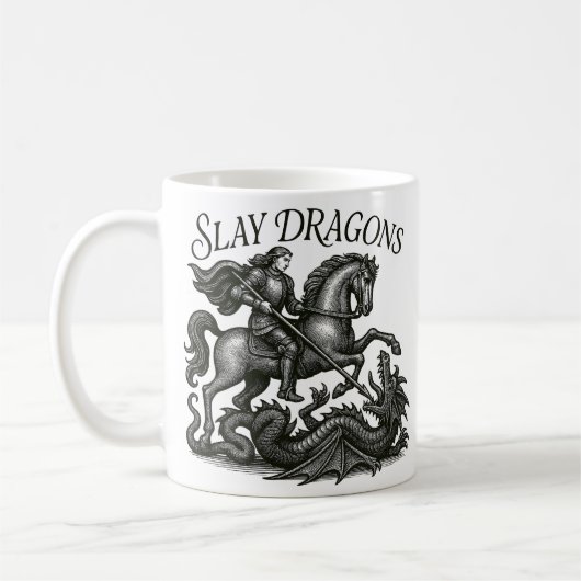 Slay Dragons Koffiemok (Links)