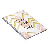 Slay Girl Slay Pink Notebook Notitieboek (Rechterzijde)