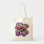 Slay hele dag Canvas tas, Mode tas (Voorkant)