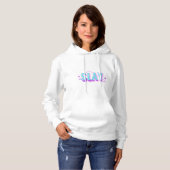 "Slay" hoodie voor vrouwen (Voorkant volledig)