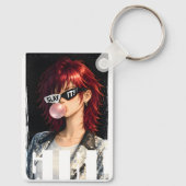 SLAY IT! – Bubble-gum Rebel Collection Sleutelhanger (Achterkant)