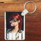 SLAY IT! – Bubble-gum Rebel Collection Sleutelhanger (Achterkant)