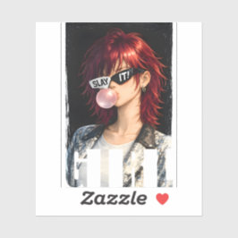 SLAY IT! – Bubble-gum Rebel Collection Sticker