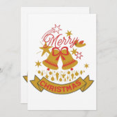 Slay klokken luiden, Mode zingen Feestdagenkaart (Voorkant / Achterkant)