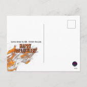 Slay looks en zielen Halloween Feestdagenkaart (Achterkant)