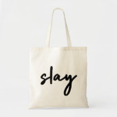 Slay | Modern minimalist Trendy Stylish Urban Tote Bag (Voorkant)