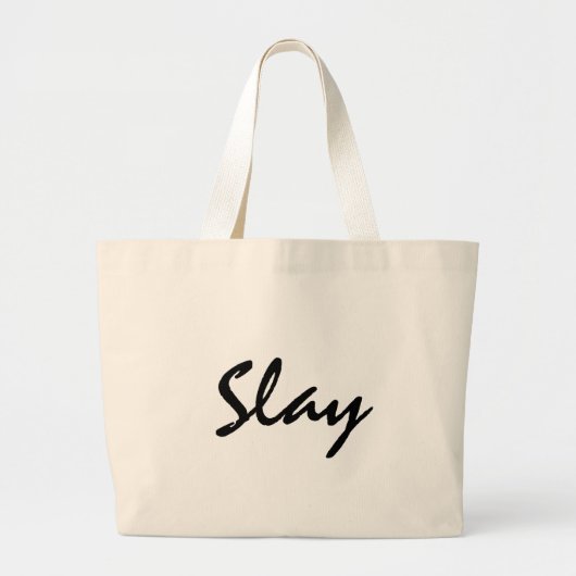 Slay Modern Trendy Grote Tote Bag (Voorkant)