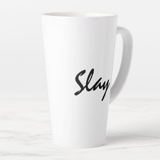 Slay Modern Trendy Latte Mok (Rechterhoek)