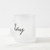 Slay Modern Trendy Matglas Koffiemok (Voorkant links)