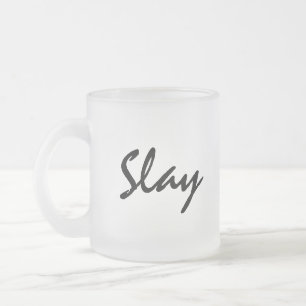 Slay Modern Trendy Matglas Koffiemok