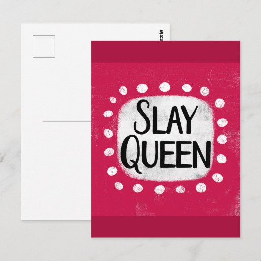 Slay Queen Briefkaart (Voorkant / Achterkant)