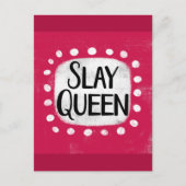 Slay Queen Briefkaart (Voorkant)