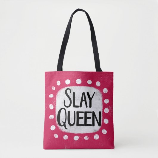Slay Queen Canvas tas (Voorkant)