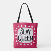 Slay Queen Canvas tas (Achterkant)