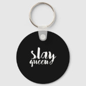 Slay Queen Print Sleutelhanger (Voorkant)