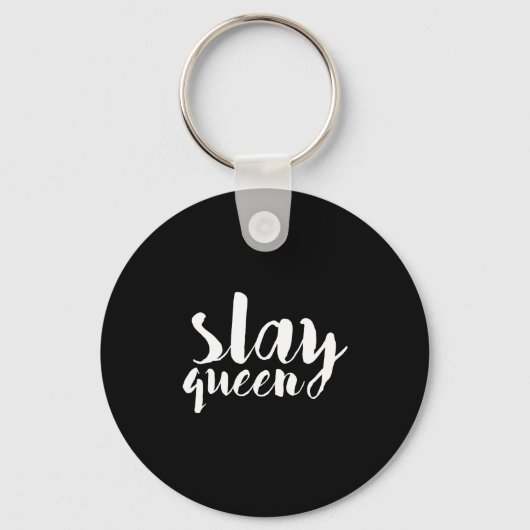 Slay Queen Print Sleutelhanger (Voorkant)