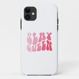 Slay Queen Slang Zelfvertrouwen Flawless Grappig Case-Mate iPhone Case
