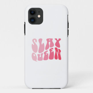 Slay Queen Slang Zelfvertrouwen Flawless Grappig Case-Mate iPhone Case