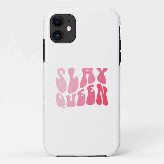 Slay Queen Slang Zelfvertrouwen Flawless Grappig Case-Mate iPhone Case (Achterkant)