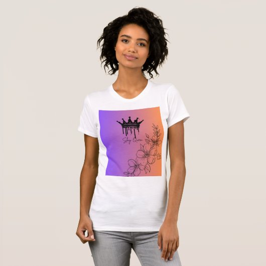 Slay Queen T-Shirt voor Dames – Empowered & Stijlv (Voorkant volledig)