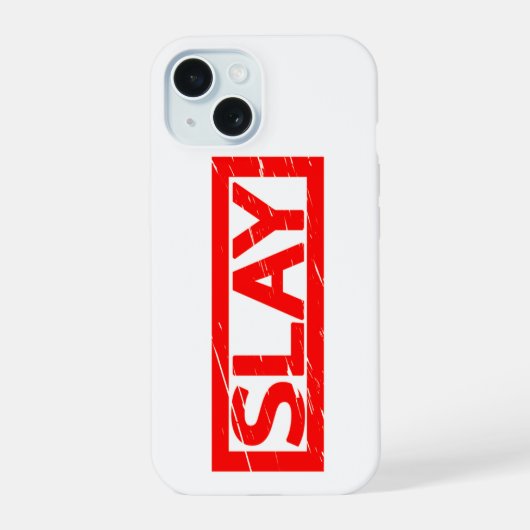 Slay Stamp iPhone 15 Case (Achterkant)