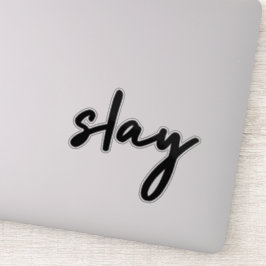 Slay | Stijlvolle, moderne, minimalistische laptop Sticker