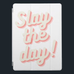 Slay the Day Funny Boss Babe Entrepreneur iPad Pro Cover<br><div class="desc">Speel de dag en blijf herinnerd aan je doelen en geest met dit goed ontworpen product voor babes,  meidenbazen en ondernemers! Grappige iPad Cover met de slogan "Slay the Day" om je gemotiveerd en gefocust te houden. Geweldig cadeau voor meisjes en ondernemers.</div>