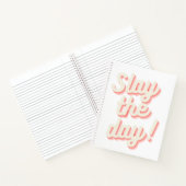 Slay the Day Funny Boss Babe Entrepreneur Notitieboek (Binnen)