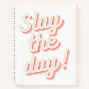 Slay the Day Funny Boss Babe Entrepreneur Notitieboek