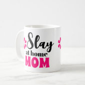 Slay Thuis Mam Cute Moederdag Gift Koffiemok (Voorkant links)